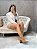 Bota Feminina Agatha Camel Cano curto Em Meia - Imagem 6
