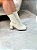 Bota Feminina Brenda Off-White Em Meia tricô - Imagem 5