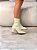 Bota Feminina Brenda Off-White Em Meia tricô - Imagem 9