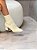 Bota Feminina Brenda Off-White Em Meia tricô - Imagem 2