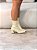 Bota Feminina Brenda Off-White Em Meia tricô - Imagem 8