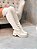 Coturno Feminino Over Bárbara Off-White - Imagem 1