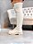 Coturno Feminino Over Bárbara Off-White - Imagem 12