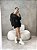 Coturno Feminino Lia Chelsea Off-White - Imagem 2