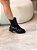 Coturno Feminino Lia Chelsea Preto croco - Imagem 1