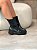 Coturno Feminino Lia Chelsea Preto croco - Imagem 11