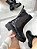 Coturno Feminino Lia Chelsea Preto croco - Imagem 10
