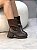 Bota Feminina Sofy Meia Marrom - Imagem 1