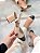 Slingback Feminino Sara em Couro Nude/Preto - Imagem 10