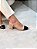 Slingback Feminino Sara em Couro Nude/Preto - Imagem 7