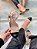 Slingback Feminino Sara em Couro Nude/Preto - Imagem 2