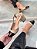 Slingback Feminino Sara em Couro Nude/Preto - Imagem 3