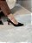 Scarpin Feminino Margot Preto em Couro Legítimo - Imagem 2
