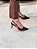 Slingback Feminino Megan Verniz Cherry - Imagem 1