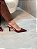 Slingback Feminino Megan vinho em Couro Legítimo - Imagem 1