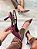 Slingback Feminino Megan vinho em Couro Legítimo - Imagem 2