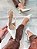 Slingback Feminino Megan Off-White verniz - Imagem 5