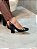 Scarpin Feminino Livia Preto em Couro Salto 10cm - Imagem 3