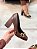 Scarpin Feminino Livia Marrom em Couro salto 10cm - Imagem 2