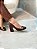 Scarpin Feminino Livia Marrom em Couro salto 10cm - Imagem 3