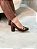 Scarpin Feminino Livia Marrom em Couro salto 10cm - Imagem 5