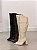 Bota Feminina Aline Off-White Salto bloco Alto - Imagem 7