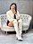 Bota Feminina Aline Off-White Salto bloco - Imagem 11