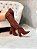 Bota Feminina Aline caramelo Salto Bloco - Imagem 2
