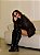 Bota Feminina Aline Preta Salto Bloco Alto - Imagem 4