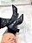 Bota Feminina Aline Preto Rugo Salto Bloco - Imagem 2
