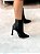 Bota Feminina Louise Cano Curto Preta em Couro Legítimo - Imagem 4