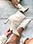 Bota Feminina Louise Cano Curto Off-white em Couro Legítimo - Imagem 11