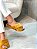Chinelo de Pelos Feminino Eva Caramelo tiras Cruzadas - Imagem 5