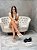PRÉ VENDA - Flatform Feminina Gabriela Off-White - Imagem 7