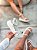 Flatform Feminina Gabriela Off-White - Imagem 1
