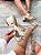 Tamanco Feminino Ester Off-White em Couro - Imagem 1