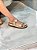 Papete Feminina Mel Ouro Light em Couro - Imagem 5