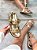 Papete Feminina Mel Ouro Light em Couro - Imagem 4