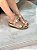 Papete Feminina Mel Ouro Light em Couro - Imagem 6
