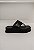 Flatform Feminina Angra Preto em Couro - Imagem 10