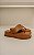 Flatform Feminina Angra Camel em Couro - Imagem 3