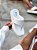 Flatform Feminina Angra Branco em Couro - Imagem 8