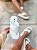 Flatform Feminina Angra Branco em Couro - Imagem 15