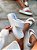 Flatform Feminina Angra Branco em Couro - Imagem 6