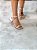 Sandália Feminina Débora Off-White Salto baixo - Imagem 8