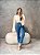 Sapatilha Feminina Liz Off-White em Couro - Imagem 4