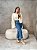Sapatilha Feminina Liz Off-White em Couro - Imagem 8