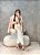 Scarpin em Couro Livia Nude Salto Bloco - Imagem 11