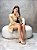 Scarpin em Couro Livia Nude Salto Bloco - Imagem 14