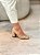 Scarpin em Couro Livia Nude Salto Bloco - Imagem 3
